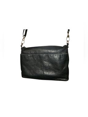 Margot Black Folded Crossbody Bag